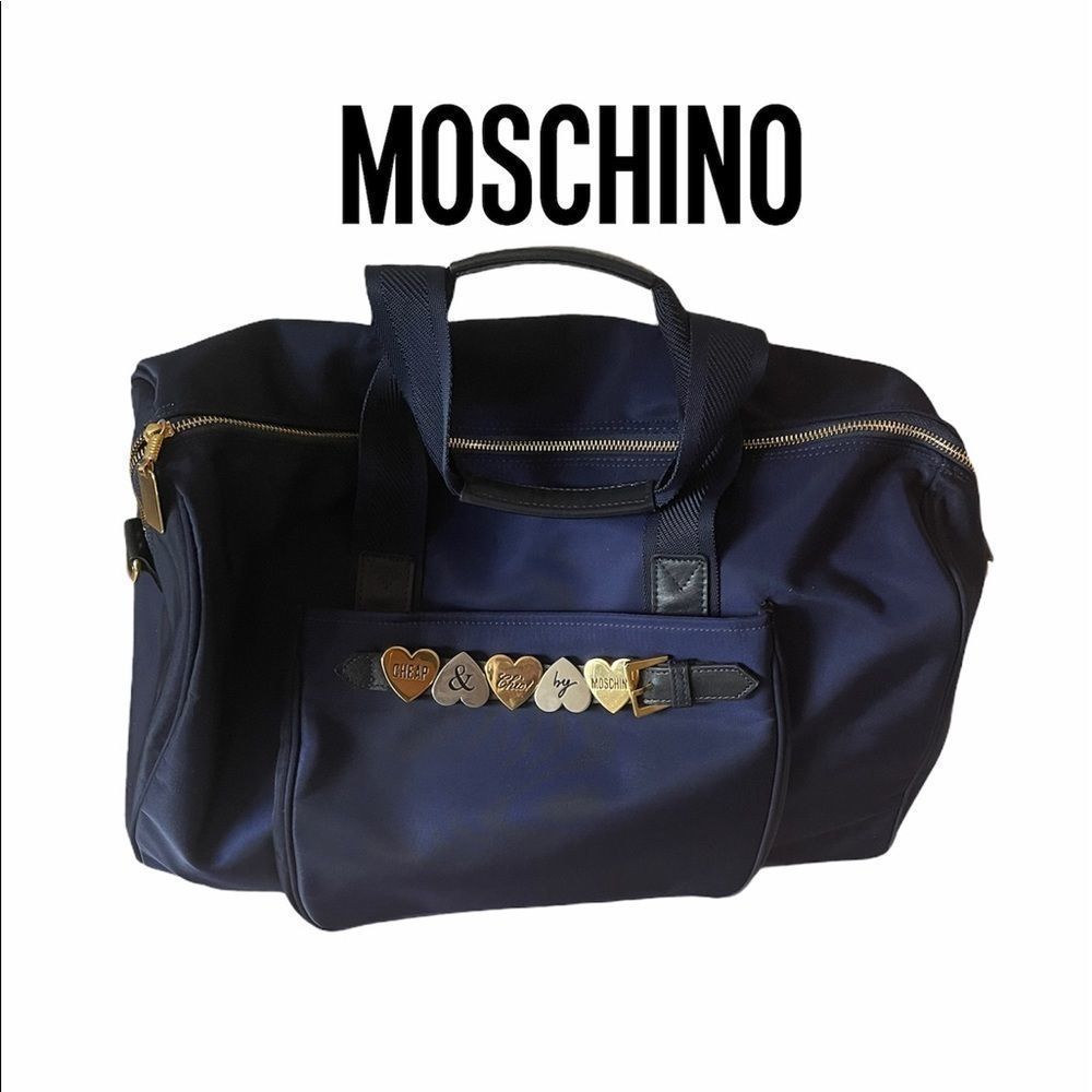 Moshino Cute Duffle Bag with Strap Like New